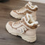 PLUSH™ chunky heeled granddaughter shoes