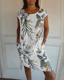 Ofeliya™ | Printed Linen Dress