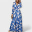 Juno - Elegant Floral Maxi Dress