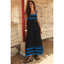 Wrenley - Boho Slash Neck Maxi Dress