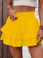 GAIL™ - Casual Ruffle Tiered Boho Shorts