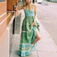 Basil - Sunshine Dreams Boho Maxi Dress
